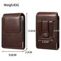 Vertical Belt Clip Case for iPhone Duo, Samsung Galaxy Z Fold8, Xiaomi 18 Fold - Coffee