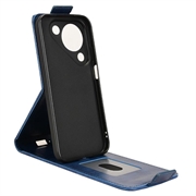 Huawei Pura 90 Vertical Flip Case with Stand - Dark Blue