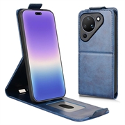 Huawei Pura 90 Vertical Flip Case with Stand - Dark Blue