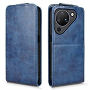 Huawei Pura 90 Vertical Flip Case with Stand - Dark Blue