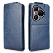 Huawei Pura 90 Pro Max Vertical Flip Case with Stand - Dark Blue