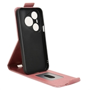 Huawei Pura 90 Pro Max Vertical Flip Case with Stand - Rose Gold