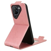 Huawei Pura 90 Vertical Flip Case with Stand - Rose Gold