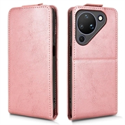 Huawei Pura 90 Vertical Flip Case with Stand - Rose Gold