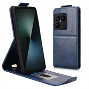 Sony Xperia 1 VIII Vertical Flip Case with Stand - Dark Blue