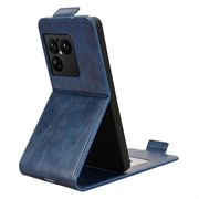 Sony Xperia 1 VIII Vertical Flip Case with Stand - Dark Blue