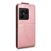 Sony Xperia 1 VIII Vertical Flip Case with Stand - Rose Gold