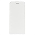 Honor 60 Pro Vertical Flip Case with Card Slot - White