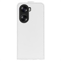 Honor 60 Pro Vertical Flip Case with Card Slot - White