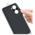 Honor 60 Pro Vertical Flip Case with Card Slot - White