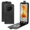 iPhone 14 Max Vertical Flip Case with Card Slot - Black
