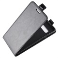 Samsung Galaxy S10 Vertical Flip Case with Card Slot - Black