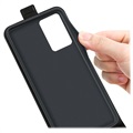 OnePlus Nord CE 2 5G Vertical Flip Case with Card Holder - Black