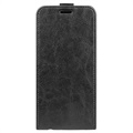 Honor 70 Vertical Flip Case with Card Slot - Black