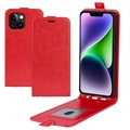iPhone 15 Vertical Flip Case with Card Slot
