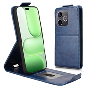 Honor 600 Lite Vertical Flip Case with Stand - Dark Blue