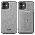 Vili T iPhone 12 Mini Case with Magnetic Wallet - Grey