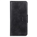 Vintage Series Samsung Galaxy A22 5G, Galaxy F42 5G Wallet Case - Black