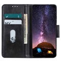 Vintage Series Samsung Galaxy A22 5G, Galaxy F42 5G Wallet Case - Black