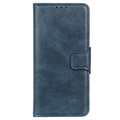 Vintage Series Samsung Galaxy A22 5G, Galaxy F42 5G Wallet Case - Blue