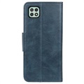 Vintage Series Samsung Galaxy A22 5G, Galaxy F42 5G Wallet Case - Blue