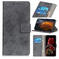 Vintage Series Motorola Edge (2021) Wallet Case - Grey