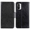 Vintage Series Xiaomi Mi 11i, Poco F3 Wallet Case - Black