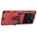 Vivo X80 Pro Hybrid Case with Ring Holder - Red