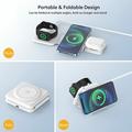 W-126 3-in-1 Foldable Wireless Charging Station - White