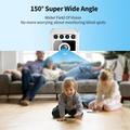 W05 1080P Mini WiFi Indoor Security Camera with Night Vision - White