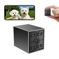W09 Mini WiFi Security Camera 1080P with Motion Detection and Two-Way Audio - Black