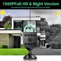 W09 Mini WiFi Security Camera 1080P with Motion Detection and Two-Way Audio - Black