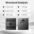 W09 WiFi HD Mini Security Camera with Motion Detection - Black