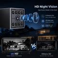 W09 WiFi HD Mini Security Camera with Motion Detection - Black