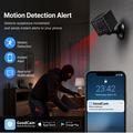 W09 WiFi HD Mini Security Camera with Motion Detection - Black