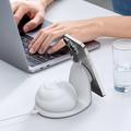 W11 Snail Design MagSafe Wireless Charger with Night Light - White