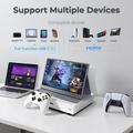 W156U2 15.6" Full HD Portable Monitor with Detachable Leather Cover - Black