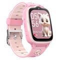 W19 4G Kids Smartwatch with Video Calling, WiFi/LBS Positioning - Pink