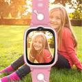 W19 4G Kids Smartwatch with Video Calling, WiFi/LBS Positioning - Pink