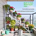 WD-01GD Smart Solar Plant Watering System - Dual Pump, Timer, Adjustable Drip Arrows