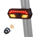 WEST BIKING YP0701314 Bike LED Tail Light Bicycle Horn Turn Signal Warning Rear Lamp with Remote Control