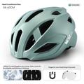 West Biking YP0708136 Cycling Helmet with Magnetic Visor - Bamboo Green