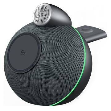 WIWU G042 3-in-1 Qi2.2 Wireless Charging Speaker - 25W - Black