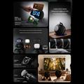 WIWU G042 3-in-1 Qi2.2 Wireless Charging Speaker - 25W - Black