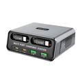 WLX-60C GaN Desktop Charging Station with 2 Retractable USB-C Cables