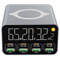 WLX-M3 9-in-1 Multi-Port GaN Desktop Charging Station/Wireless Charger - 80W