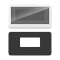 Wall-Mounted Bathroom Waterproof Phone Holder - 6.8" - Black
