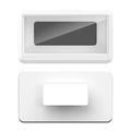 Wall-Mounted Bathroom Waterproof Phone Holder - 6.8" - White
