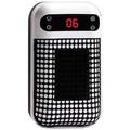 Wall-Mounted Mini Fan Heater - 500W - White
