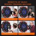 Wall-Mounted Smart Boxing Machine with Music - Black